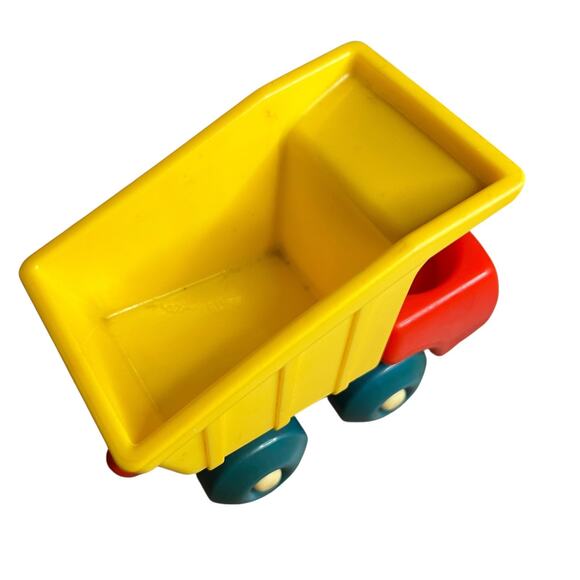 VINTAGE LITTLE TIKES TODDLE TOTS CONSTRUCTION DUMPTRUCK WITH CONSTRUCTION WORKER - Picture 7 of 9